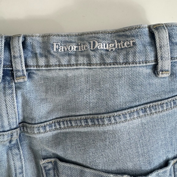 Favorite Daughter Light Wash Distressed‎ Super High Rise Jeans Size2 28 - Picture 5 of 9